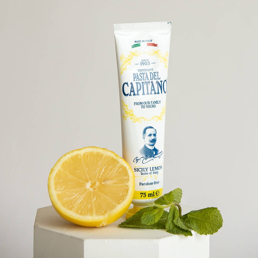 PASTA DEL CAPITANO Паста зубная 1905 Sicily Lemon / 1905 Сицилийский Лимон 75 мл, фото 5