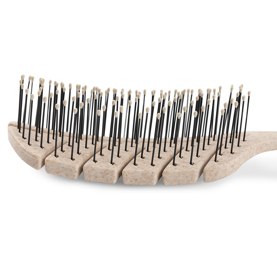 KOSMO SHTUCHKI Расчёска лепестковая 5439-M2, бежевая / KOSMO SHTUCHKI, фото 3