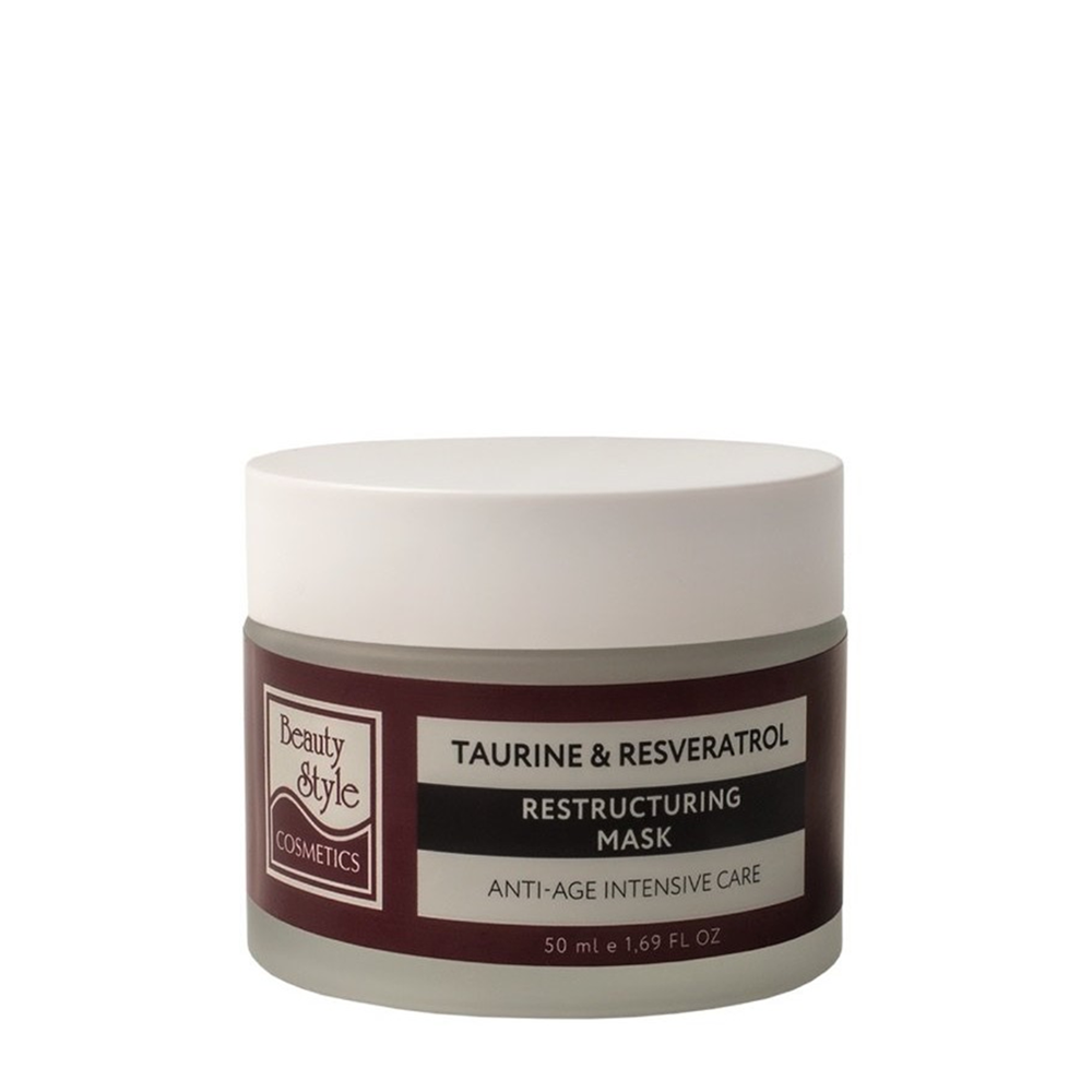 BEAUTY STYLE Маска реструктурирующая для лица / Taurine & Resveratrol Anti Age plus 50 мл, фото 1