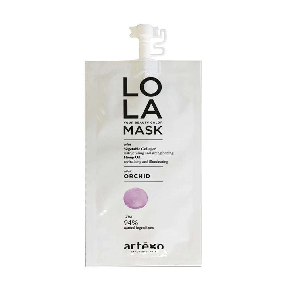 ARTEGO Маска оттеночная для волос, орхидея / LO LA MASK Orchid 20 мл, фото 1