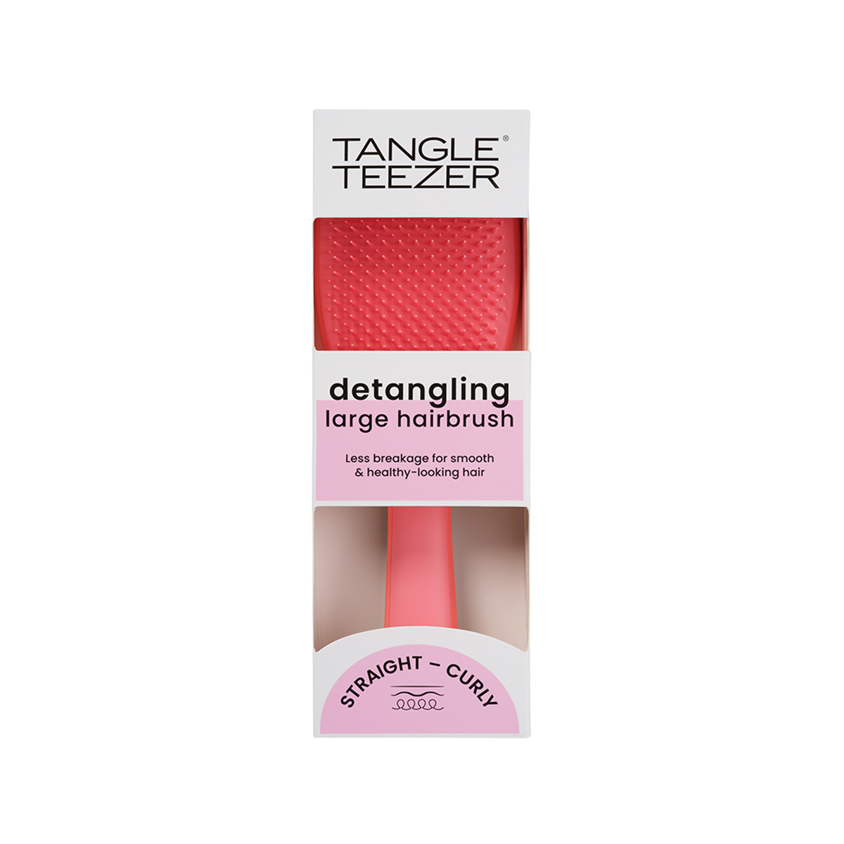 TANGLE TEEZER Расческа для волос / The Large Ultimate (Wet) Detangler Salmon Pink, фото 10