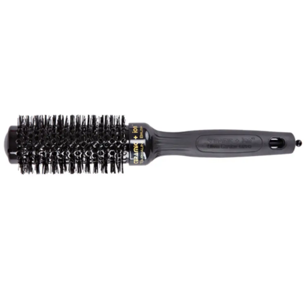 OLIVIA GARDEN Термобрашинг Ceramic+Ion Thermal Brush Black CI-35 BR-CI1, фото 1