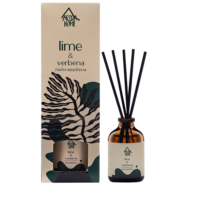 ARIDA HOME Диффузор ароматический, лайм и вербена 50 мл, фото 1