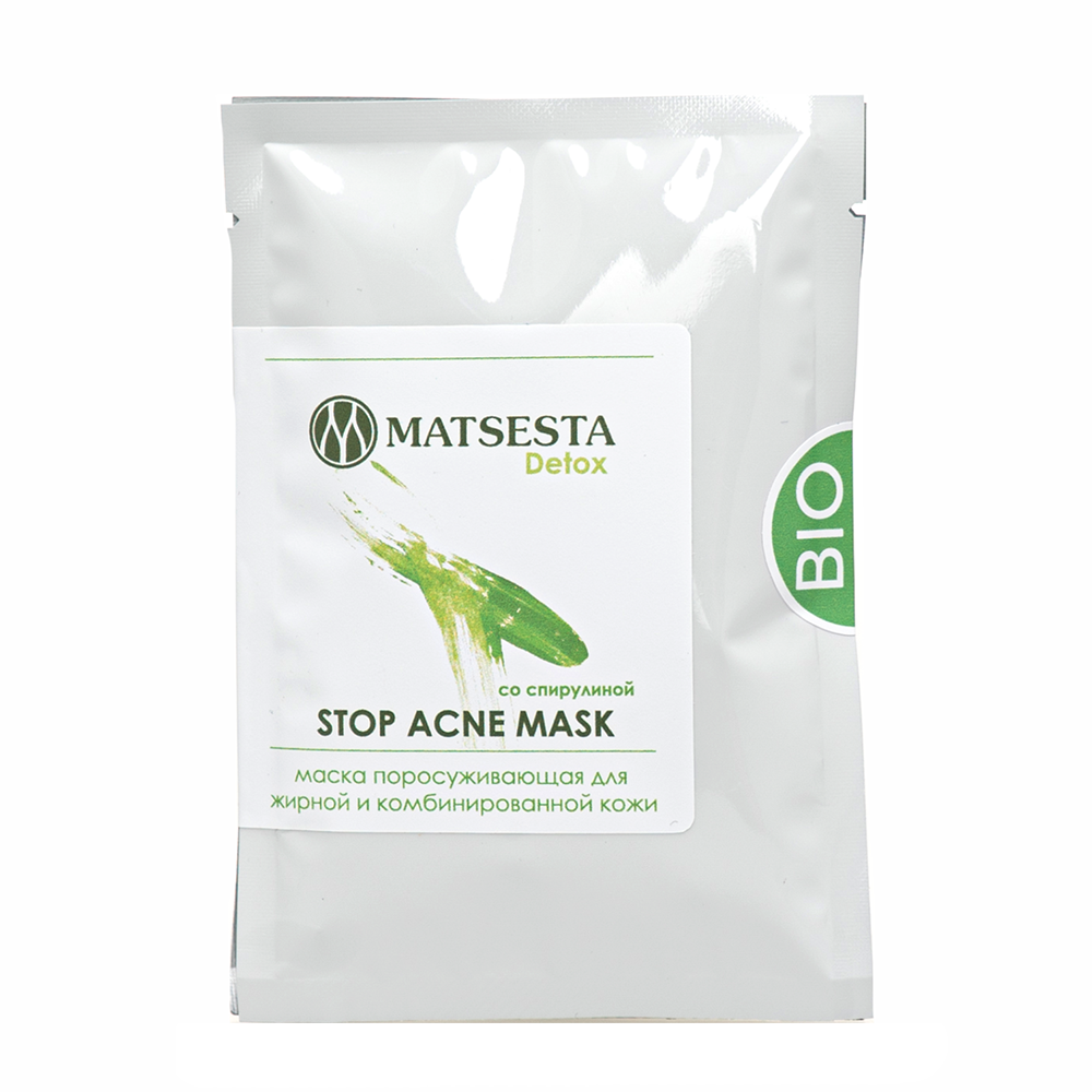 MATSESTA Маска поросуживающая для жирной и комбинированной кожи / Matsesta Stop Acne Mask 50 мл, фото 1