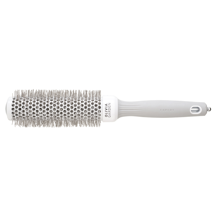 OLIVIA GARDEN Термобрашинг OG Expert Blowout Speed Wavy Bristles White&Grey 35 мм, фото 1