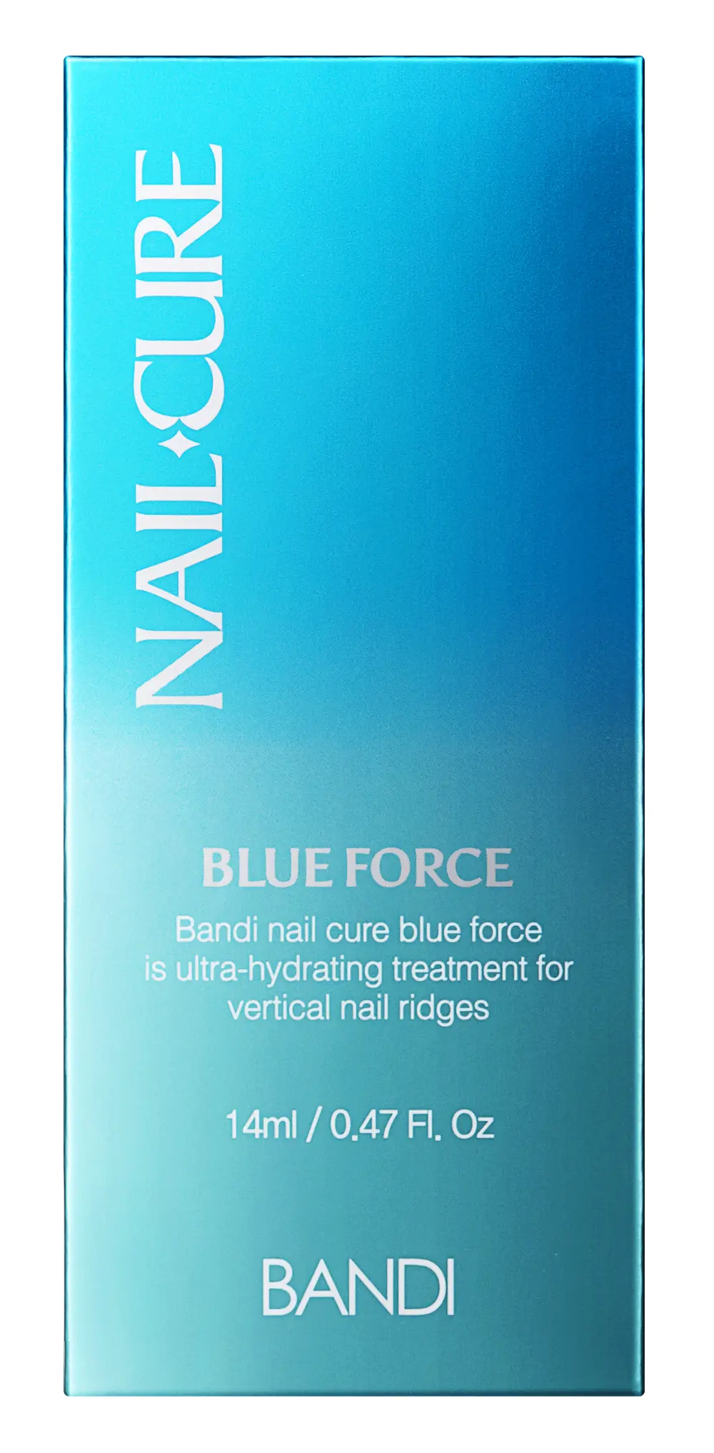 BANDI Покрытие укрепляющее для деформированных ногтей Мощь океана / NAIL CURE  BLUE FORCE 14 мл, фото 2