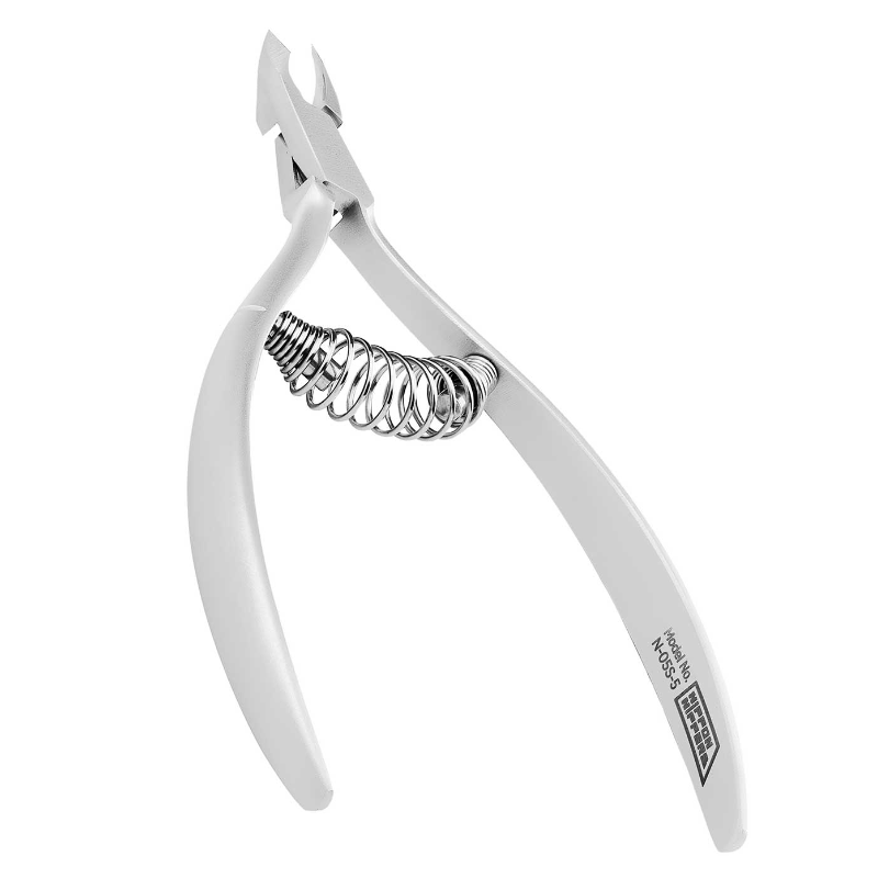NIPPON NIPPERS Кусачки для кутикулы, спиральная пружина, матовые, лезвие 5 мм, фото 2