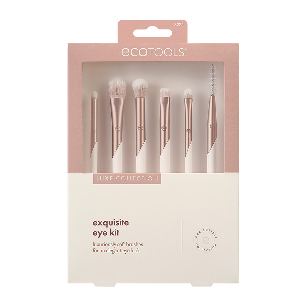 ECOTOOLS Набор кистей для макияжа глаз / Luxe Exquisite Eye Kit, фото 1