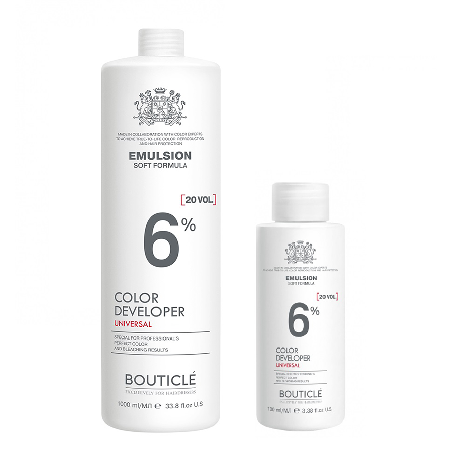 BOUTICLE Оксидант-лосьон 6% / Bouticle color developer 1000 мл, фото 4