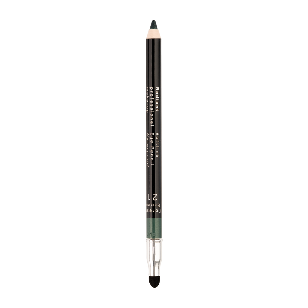 RADIANT PROFESSIONAL MAKE-UP Карандаш для глаз водостойкий, 21 зеленый / Softline Eye Pencil Waterproof 1,2 гр, фото 1