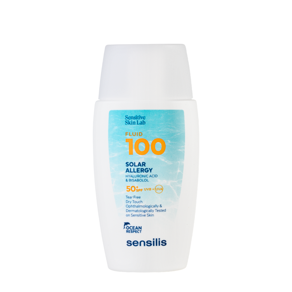 SENSILIS Флюид для защиты лица от солнца SPF50+ / Fluid 100 Solar Allergy 40 мл, фото 1