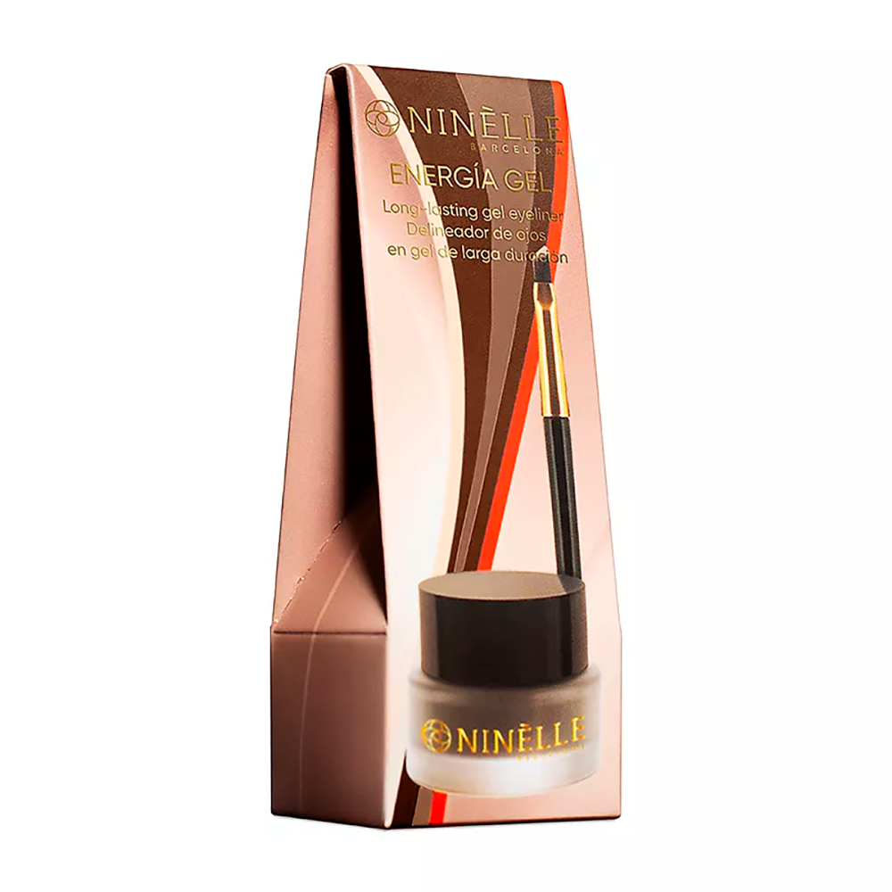 NINELLE Подводка устойчивая гелевая для век, №412 коричневая / ENERGIA GEL 3 гр, фото 3