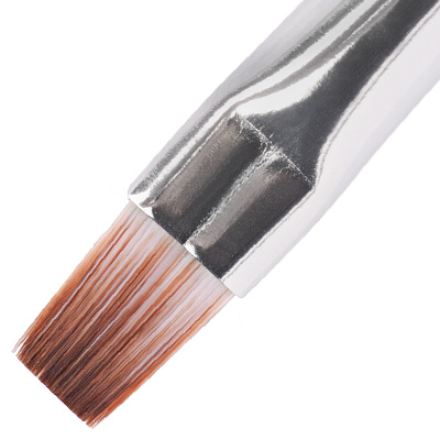 IRISK PROFESSIONAL Кисть прямая для геля, искусственный ворс, в тубе № 3, фото 1