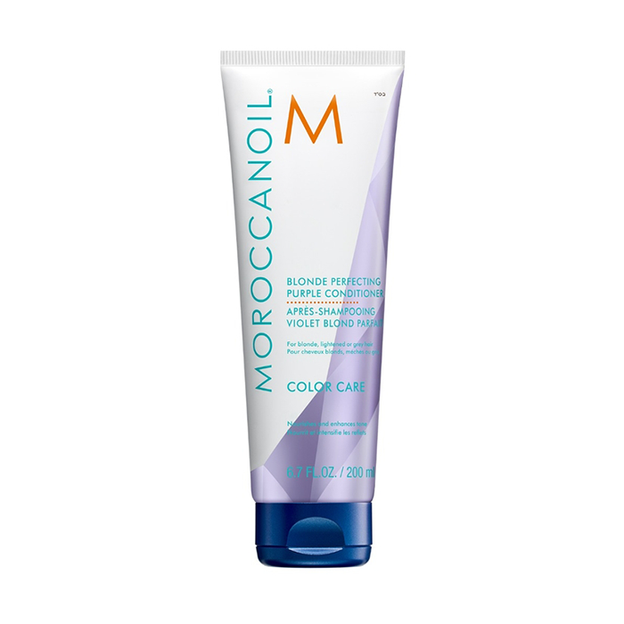 MOROCCANOIL Кондиционер тонирующий для нейтрализации желтизны и медных оттенков для светлых, осветлённых, седых волос, фиолетовый 200 мл, фото 1