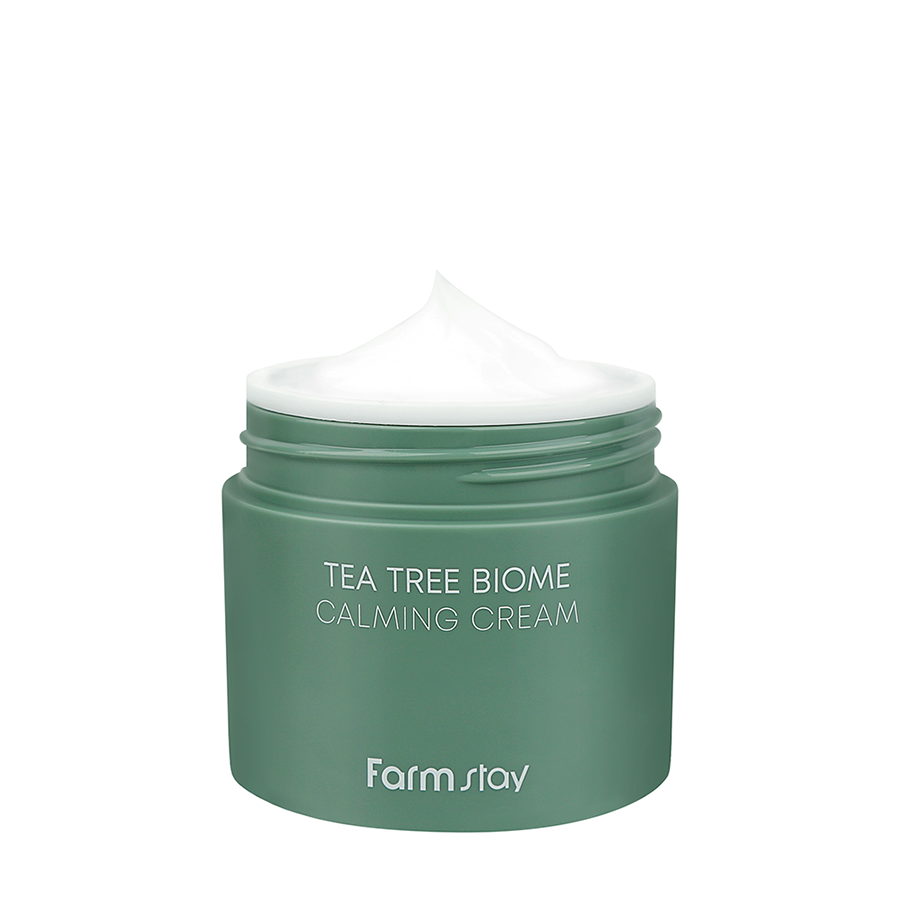 FARMSTAY Крем успокаивающий для лица с чайным деревом / Tea Tree Biome Calming Cream 80 мл, фото 3