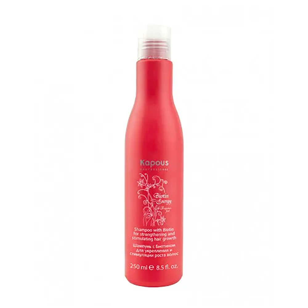 KAPOUS Шампунь с биотином для укрепления и стимуляции роста волос / Biotin Energy 250 мл, фото 1