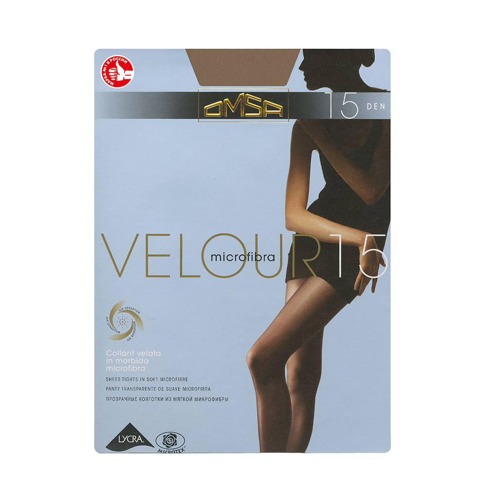 OMSA Колготки Caramello 2 / Velour 15, фото 1