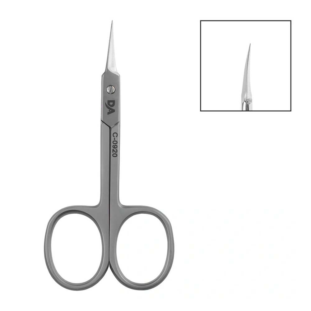 DR. ALEX Ножницы для кутикулы C-0920, студийная заточка, длина лезвия 18 мм, фото 2