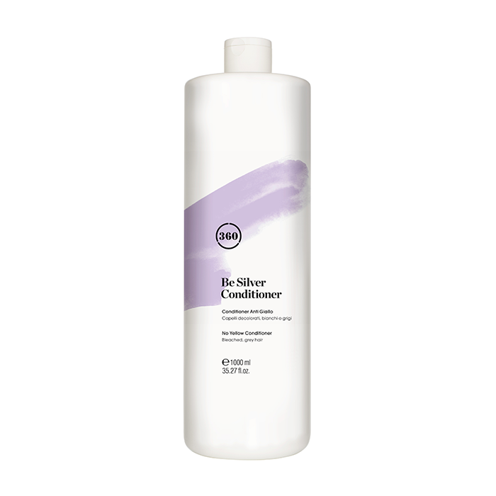 360 HAIR PROFESSIONAL Кондиционер антижелтый для волос / Conditioner Be Silver 1000 мл, фото 1