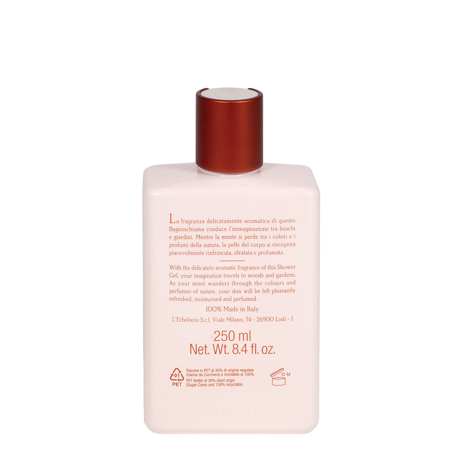 LERBOLARIO Гель для душа освежающий / Berries Flowers Wood Shower Gel 250 мл, фото 3