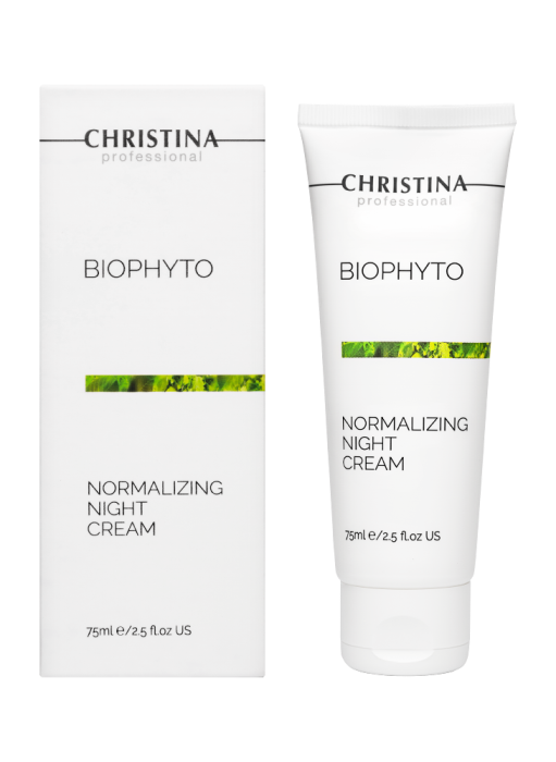 CHRISTINA Крем нормализующий ночной / Normalizing Night Cream Bio Phyto 75 мл, фото 2