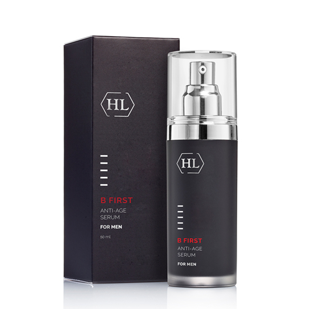 HOLY LAND Сыворотка мужская с эластином и коллагеном для лица / Be First Anti-Age Serum 50 мл, фото 2