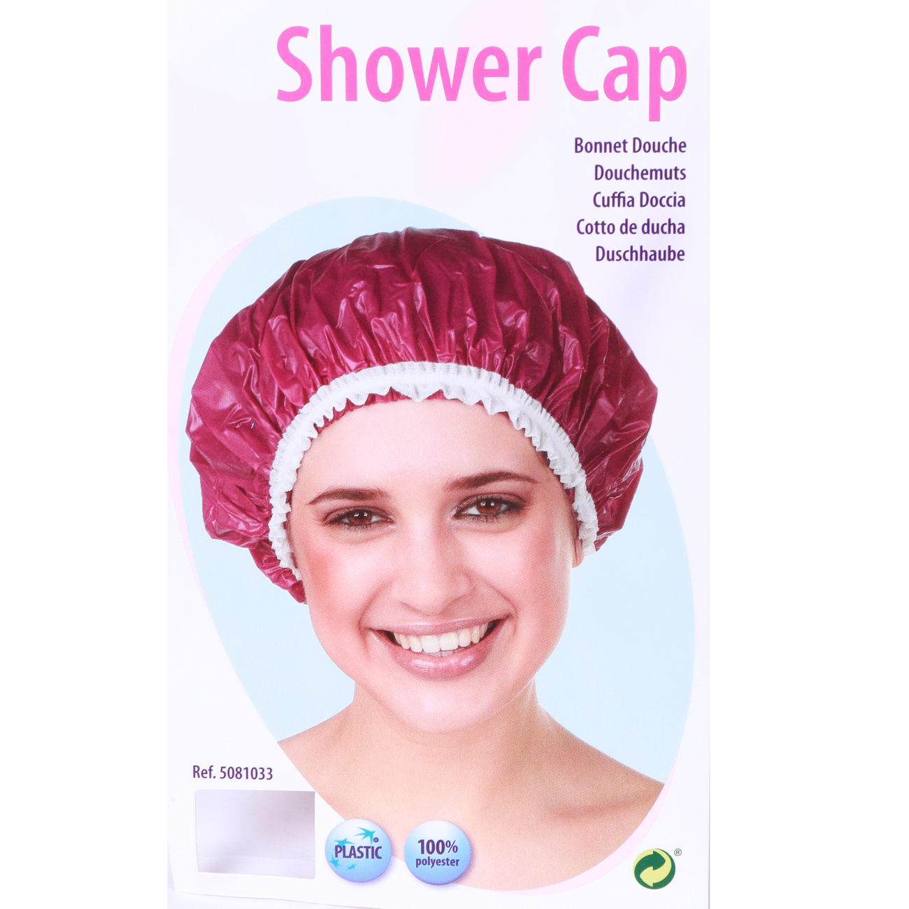 SIBEL Шапочка для душа, белая, фото 3