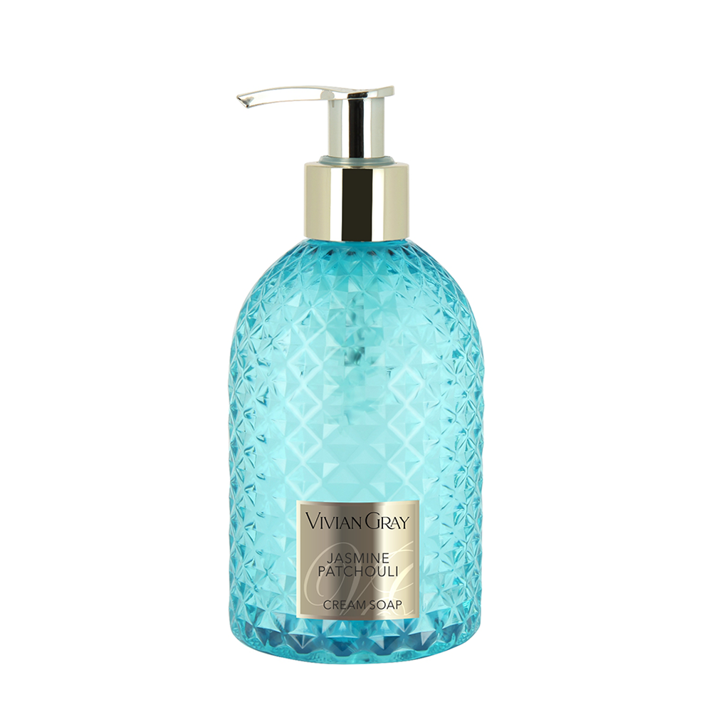 VIVIAN GRAY Крем-мыло, жасмин и пачули / Cream Soap Gemstone Turquoise J&P 300 мл, фото 1