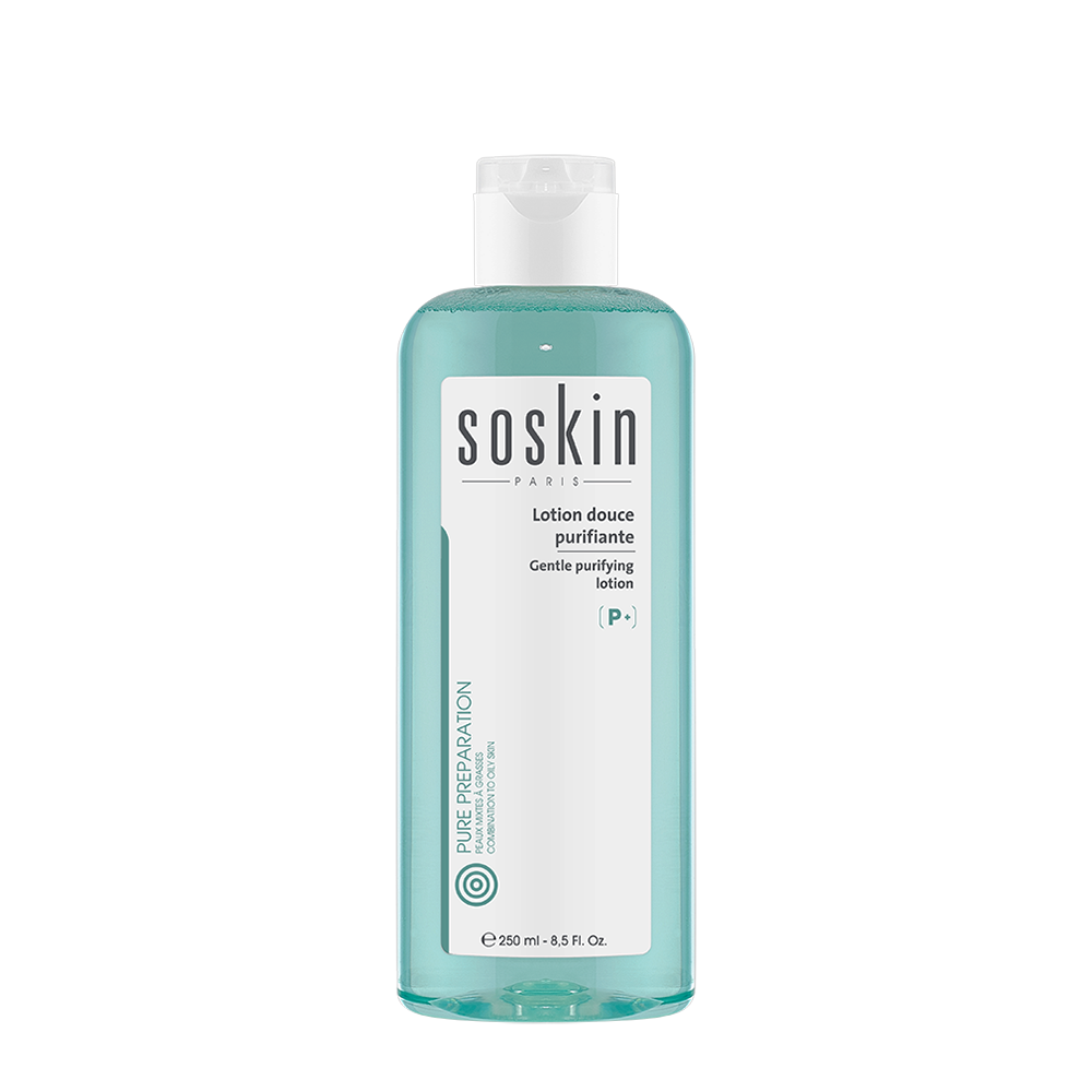 SOSKIN Лосьон для жирной и комбинированной кожи / P+ Gentle purifying lotion 250 мл, фото 1