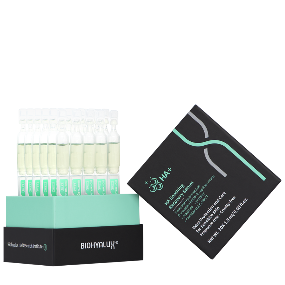 BIOHYALUX Сыворотка успокаивающая восстанавливающая с гиалуроновой кислотой / На Soothing Recovery Serum 30*1,5 мл, фото 1