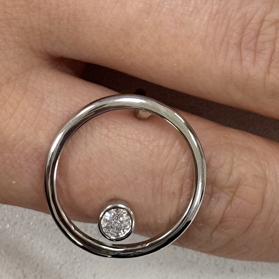 IWOU PROFESSIONAL Кольцо Спутник большой 1 шт, фото 2