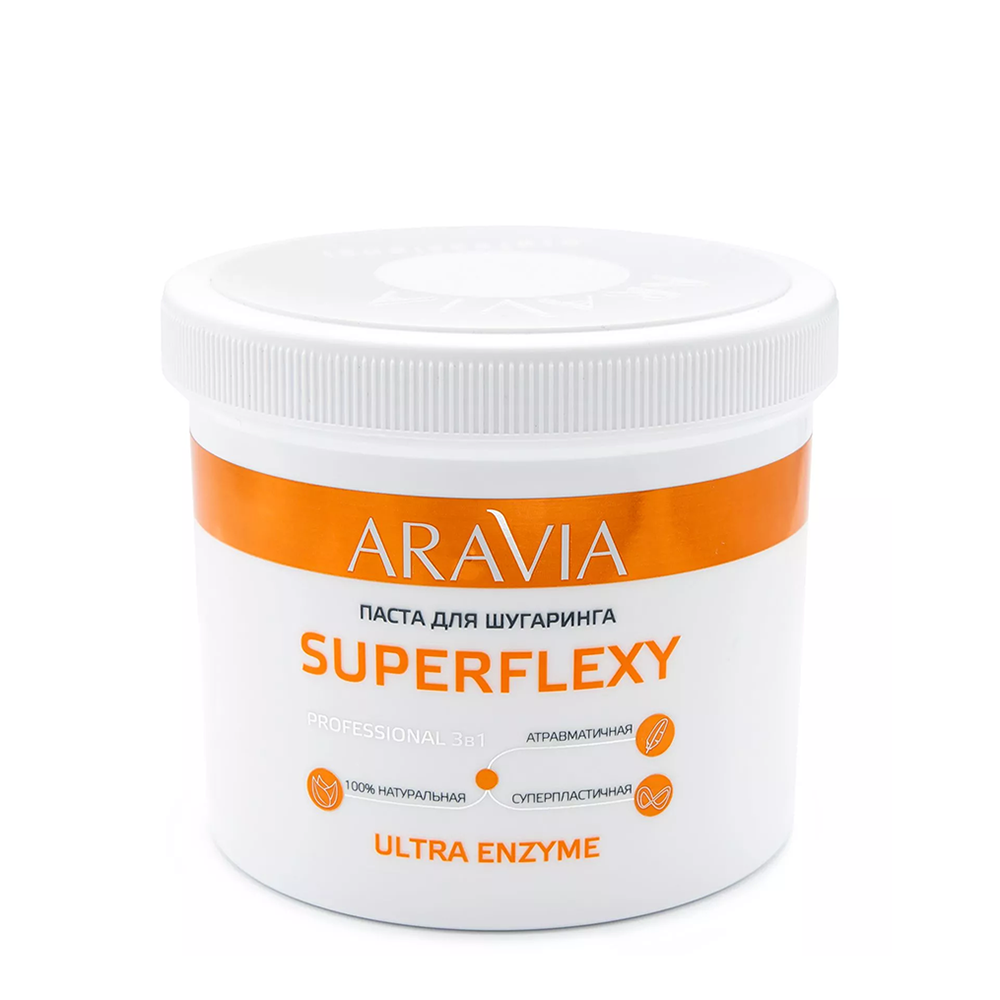 ARAVIA Professional Паста для шугаринга Мягкая с ферментами / SUPERFLEXY Ultra Enzyme 750 г, фото 5