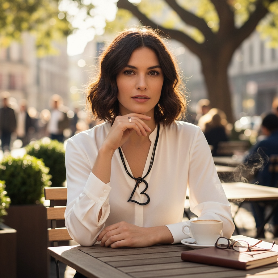 IWOU PROFESSIONAL Подвеска Сердце черное матовое, фото 2