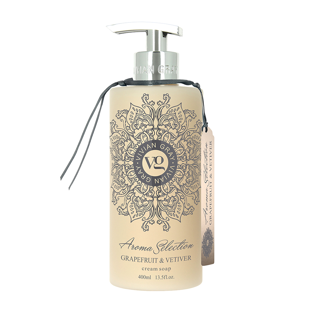 VIVIAN GRAY Крем-мыло, грейпфрут и ветивер / Cream Soap Grapefruit & Vetiver 400 мл, фото 1
