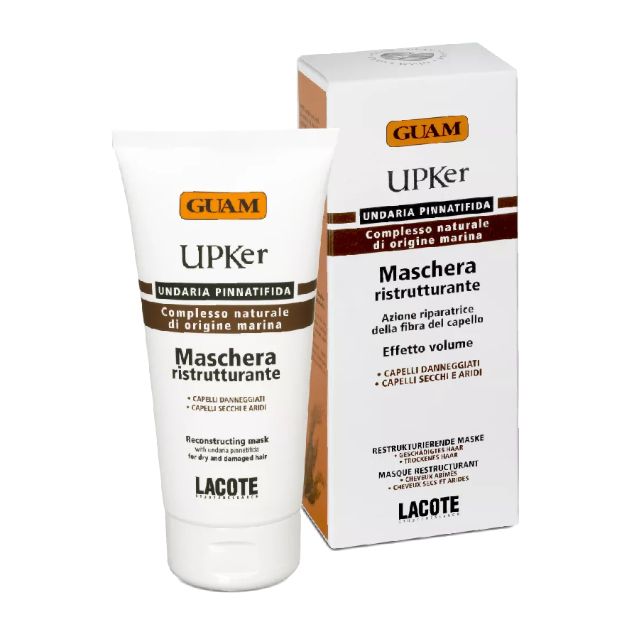GUAM Маска для восстановления сухих секущихся волос / UPKer 150 мл, фото 2
