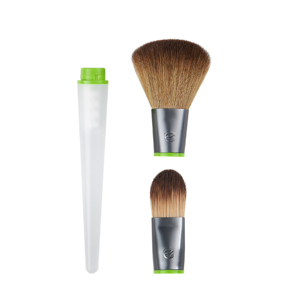 ECOTOOLS Набор кистей для макияжа / Total Senses Brush Duo, фото 1