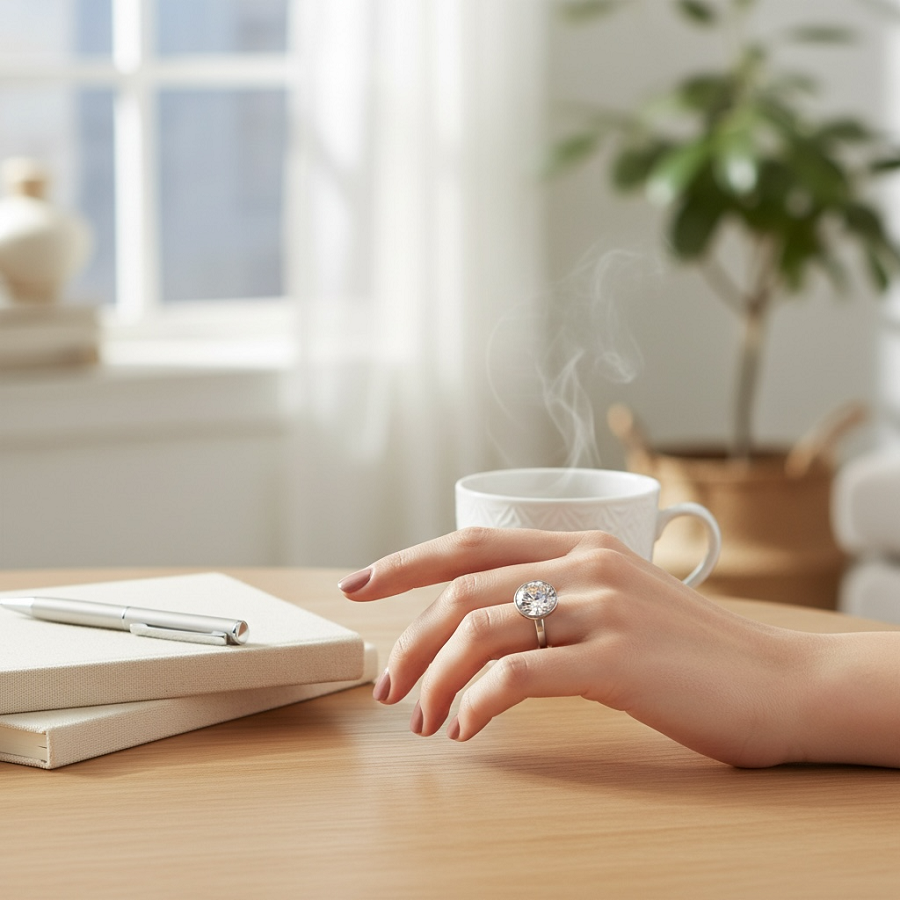 IWOU PROFESSIONAL Кольцо Алмаз белый, фото 2