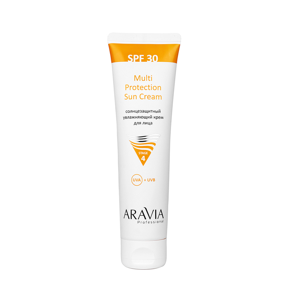 ARAVIA Professional Крем солнцезащитный увлажняющий лица SPF 30 / Multi Protection Sun Cream SPF 30 100 мл, фото 1
