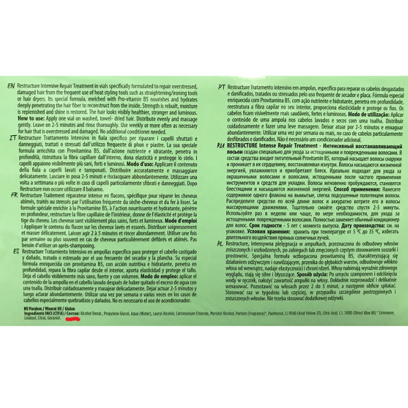 KAARAL Лосьон восстанавливающий / Intense Repair Treatment PURIFY 12*10 мл, фото 6