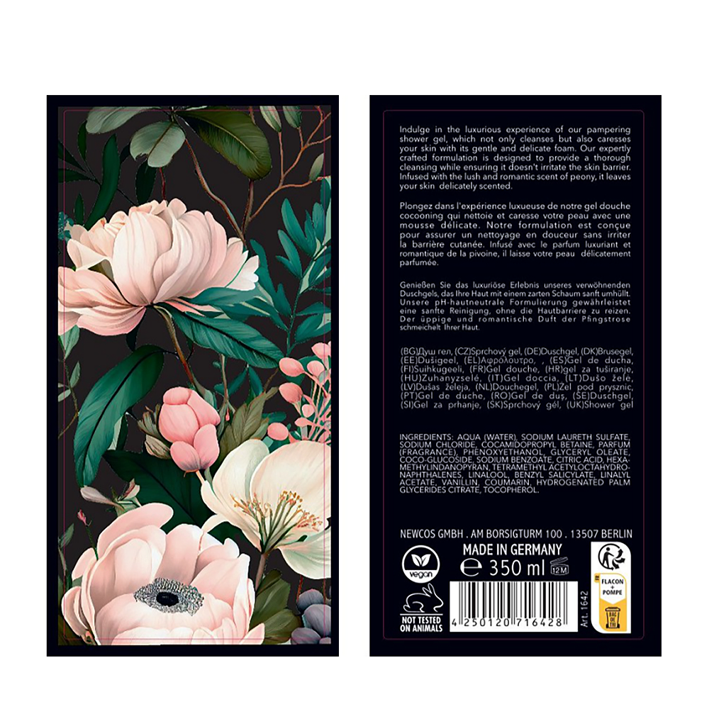 VIVIAN GRAY Гель для душа, восхитительный пион / Vivian Gray Sensational Shower Gel Delicious Peony 350 мл, фото 2