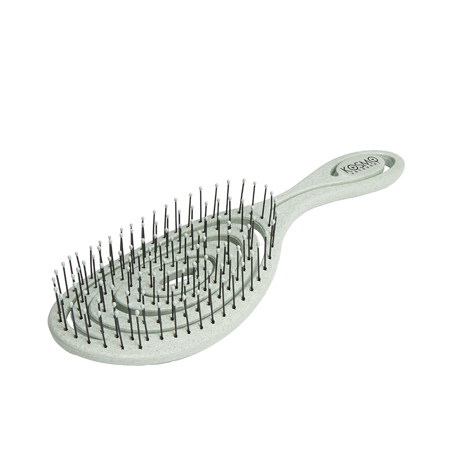 KOSMO SHTUCHKI Расчёска спиральная 5440-M2, зеленая / KOSMO SHTUCHKI, фото 5