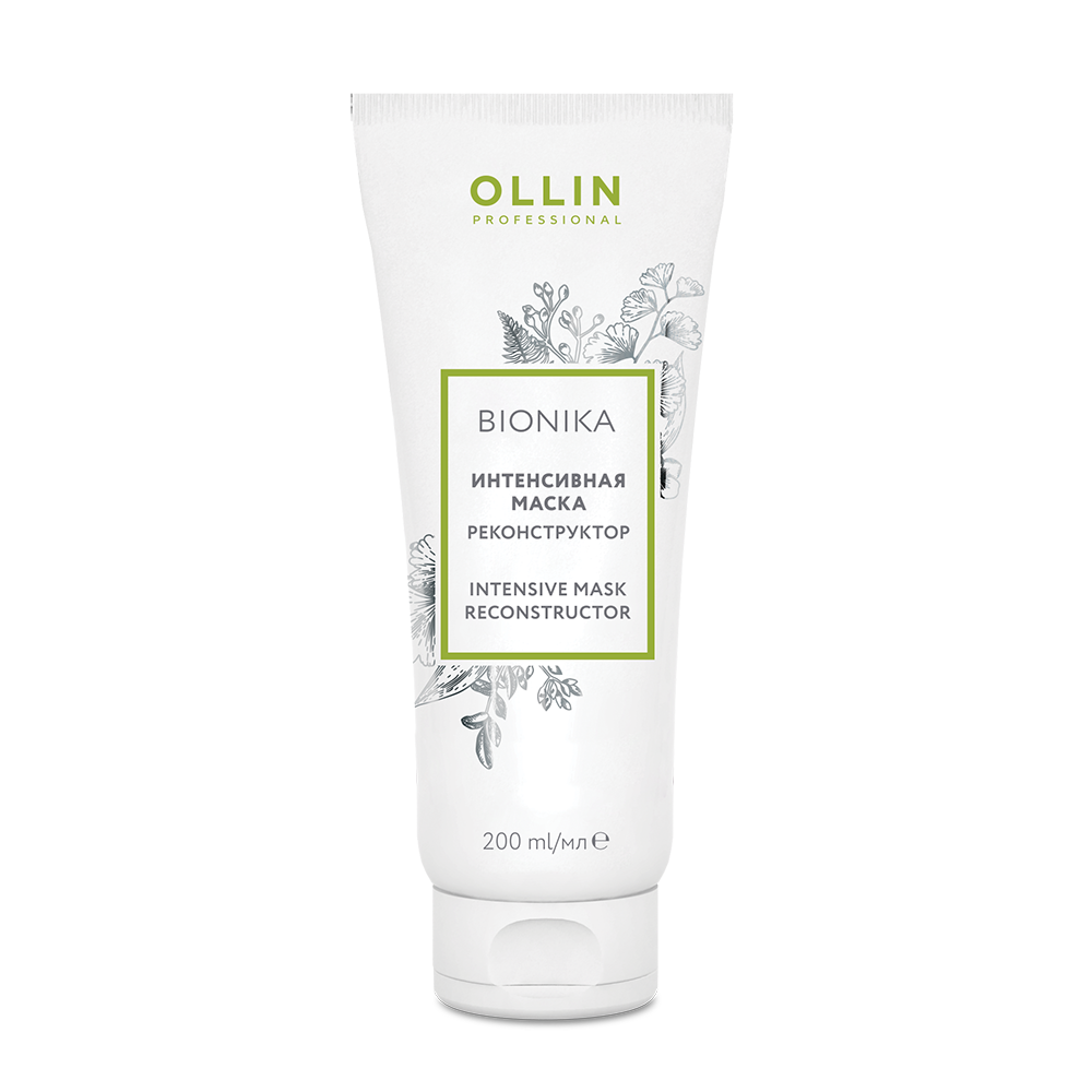 OLLIN PROFESSIONAL Маска реконструктор интенсивная / Intensive Mask Reconstructor BioNika 200 мл, фото 1