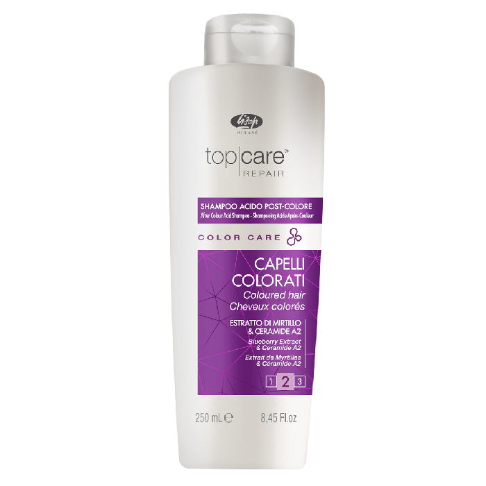 LISAP MILANO Стабилизатор цвета / Top Care Repair Color Care After Color Acid Shampoo 250 мл, фото 1