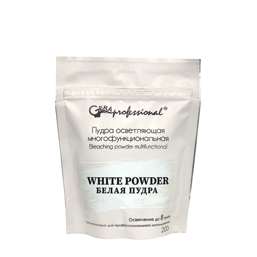 GERA Professional Пудра осветляющая многофункциональная / White Powder 200 гр, фото 1