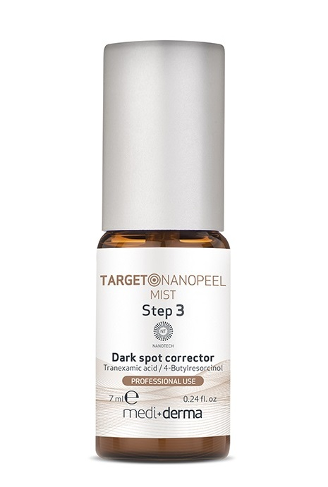 MEDI+DERMA Набор Система для коррекции пигментных пятен (лосьон 20 мл, пилинг 2*5 мл, мист 3*7 мл, крем 4*3 мл) / TARGET Nanopeel system, фото 5