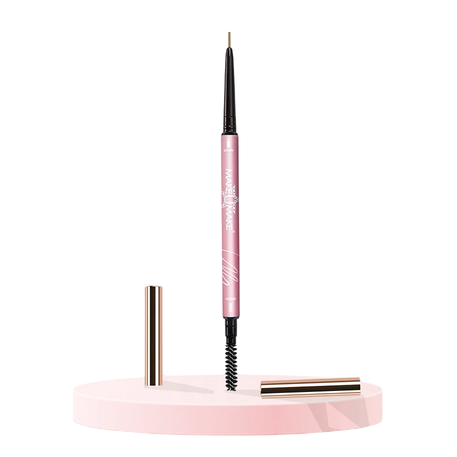 MAKE U MAKE Карандаш выдвижной ультра-тонкий для бровей для блондинок, шатенок и рыжеволосых, кофейный / BrowMatic Coffee 3,2 гр, фото 2