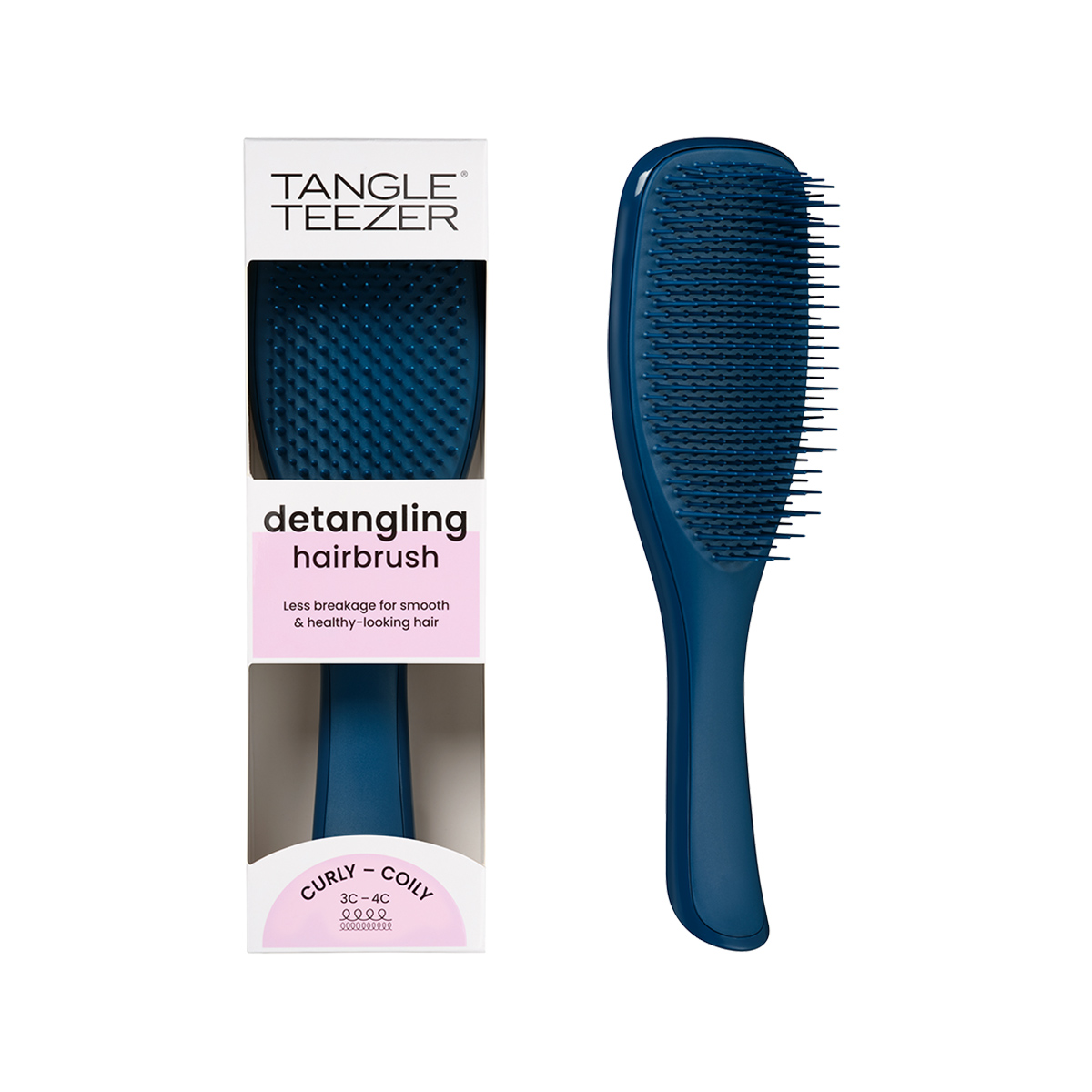 TANGLE TEEZER Расческа для волос / The Ultimate (Wet) Detangler Naturally Curly Galactic Blue, фото 9