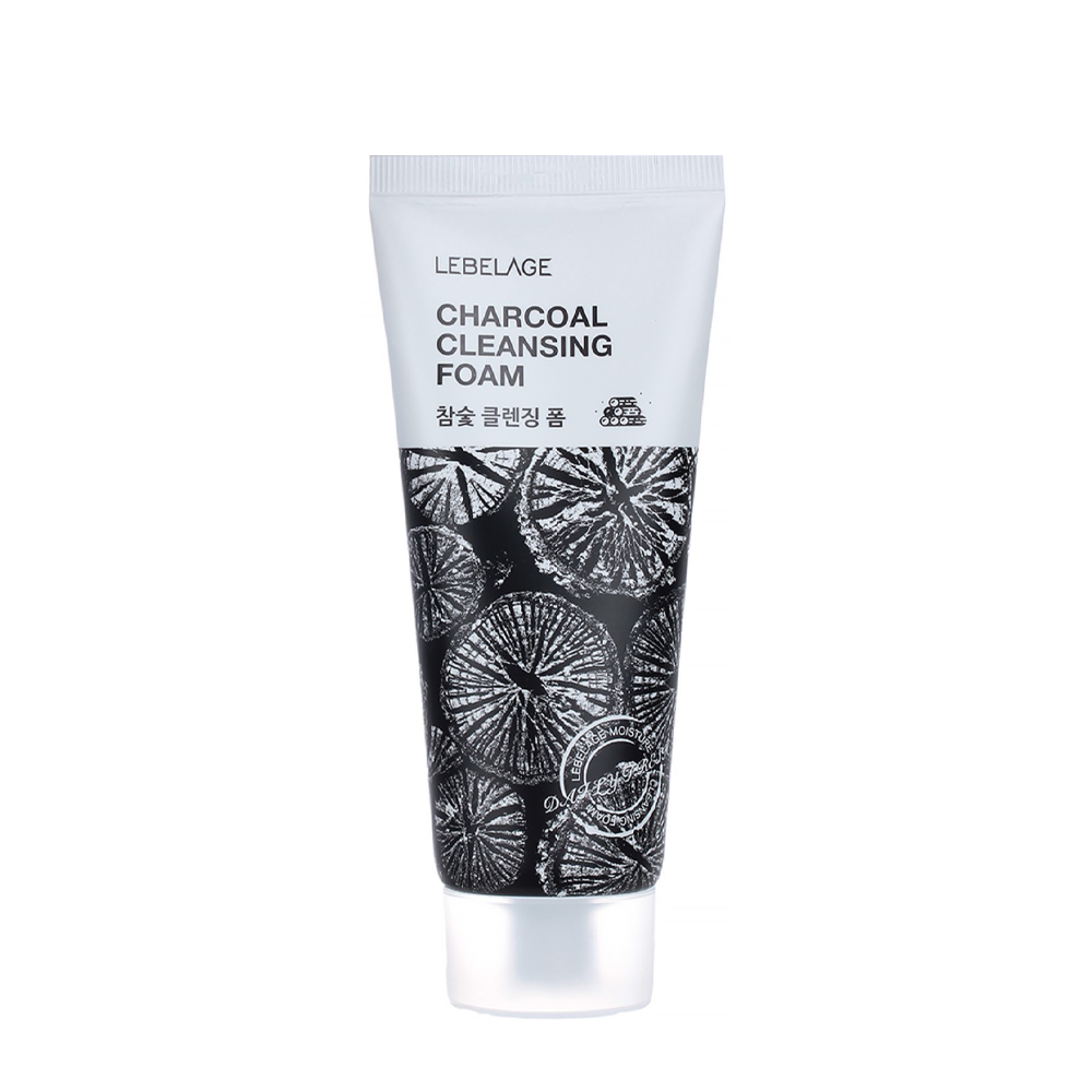 LEBELAGE Пенка для умывания с древесным углем / Lebelage Charcoal Cleansing Foam 100 мл, фото 1