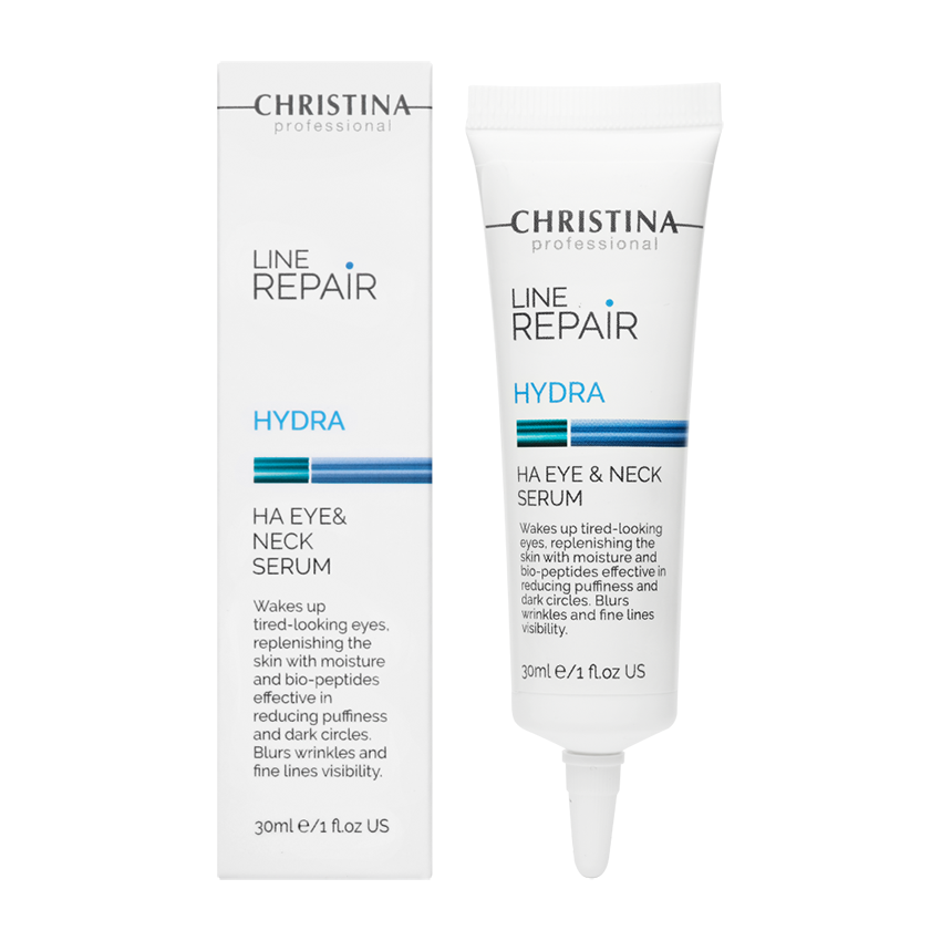 CHRISTINA Сыворотка для кожи вокруг глаз и шеи с гиалуроновой кислотой / Line Repair Hydra Ha Eye & Neck Serum 30 мл, фото 2