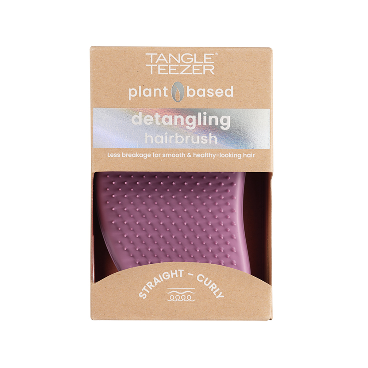 TANGLE TEEZER Расческа для волос / The Original Plant Brush Earthy Purple, фото 8